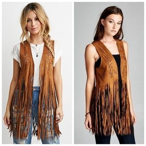Forever 21 Fringe Vest (NWOT) Festival
